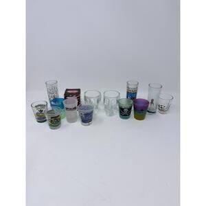 14 Various Shot Glass Lot